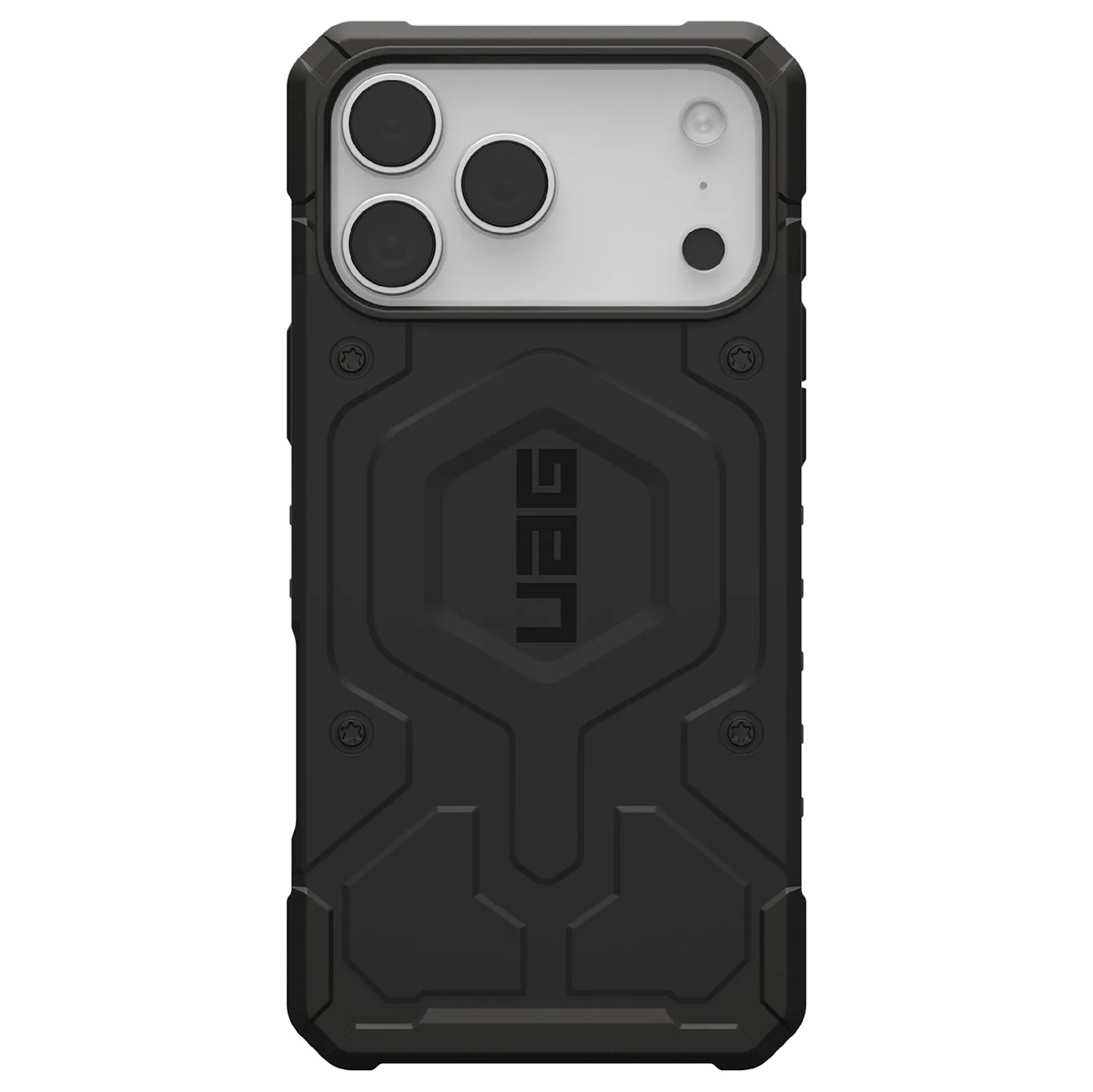 كفر UAG Pathfinder لايفون 17 برو ماكس / يدعم MagSafe / ضد الطيحات / اسود