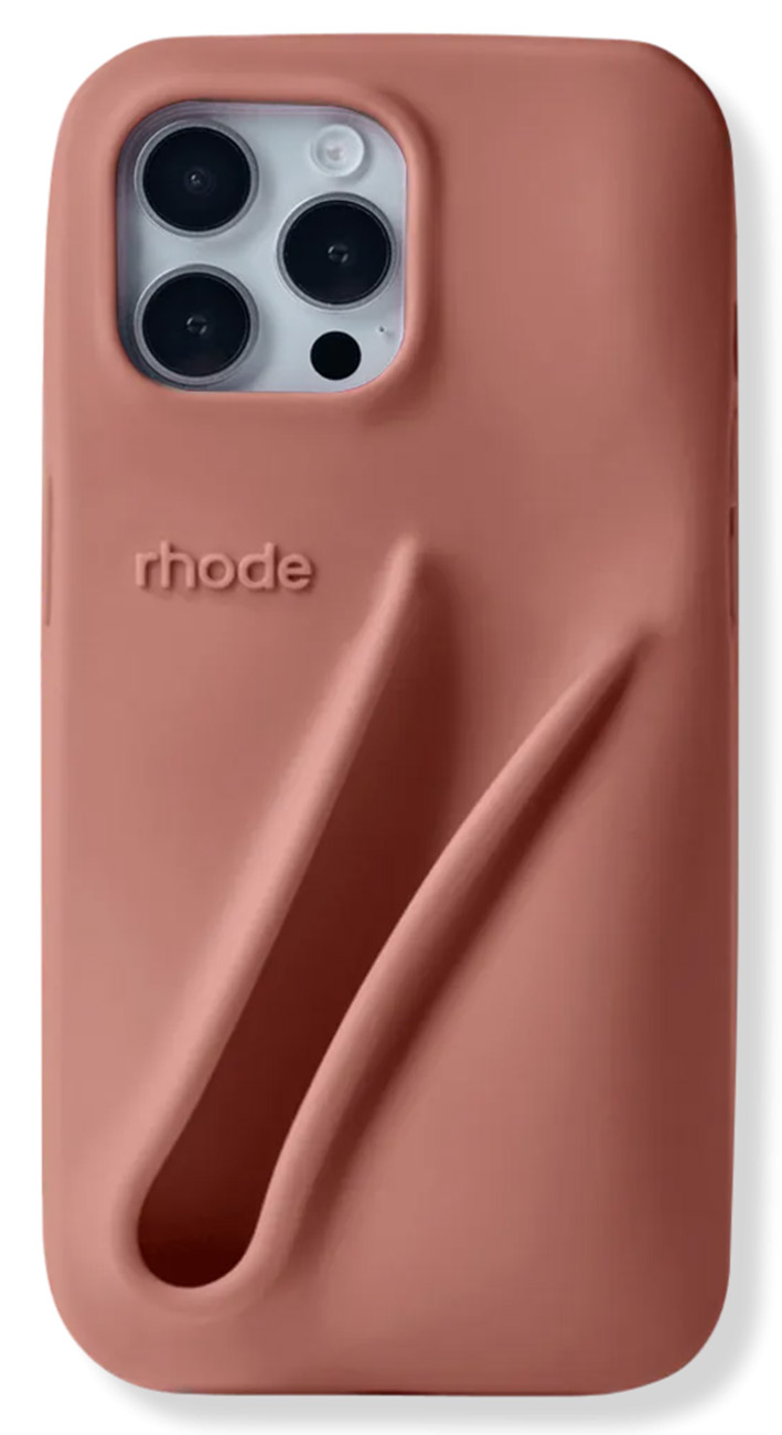 Rhode Fall Lip Case for iPhone 15 Pro Max / Soft Silicone / Toast