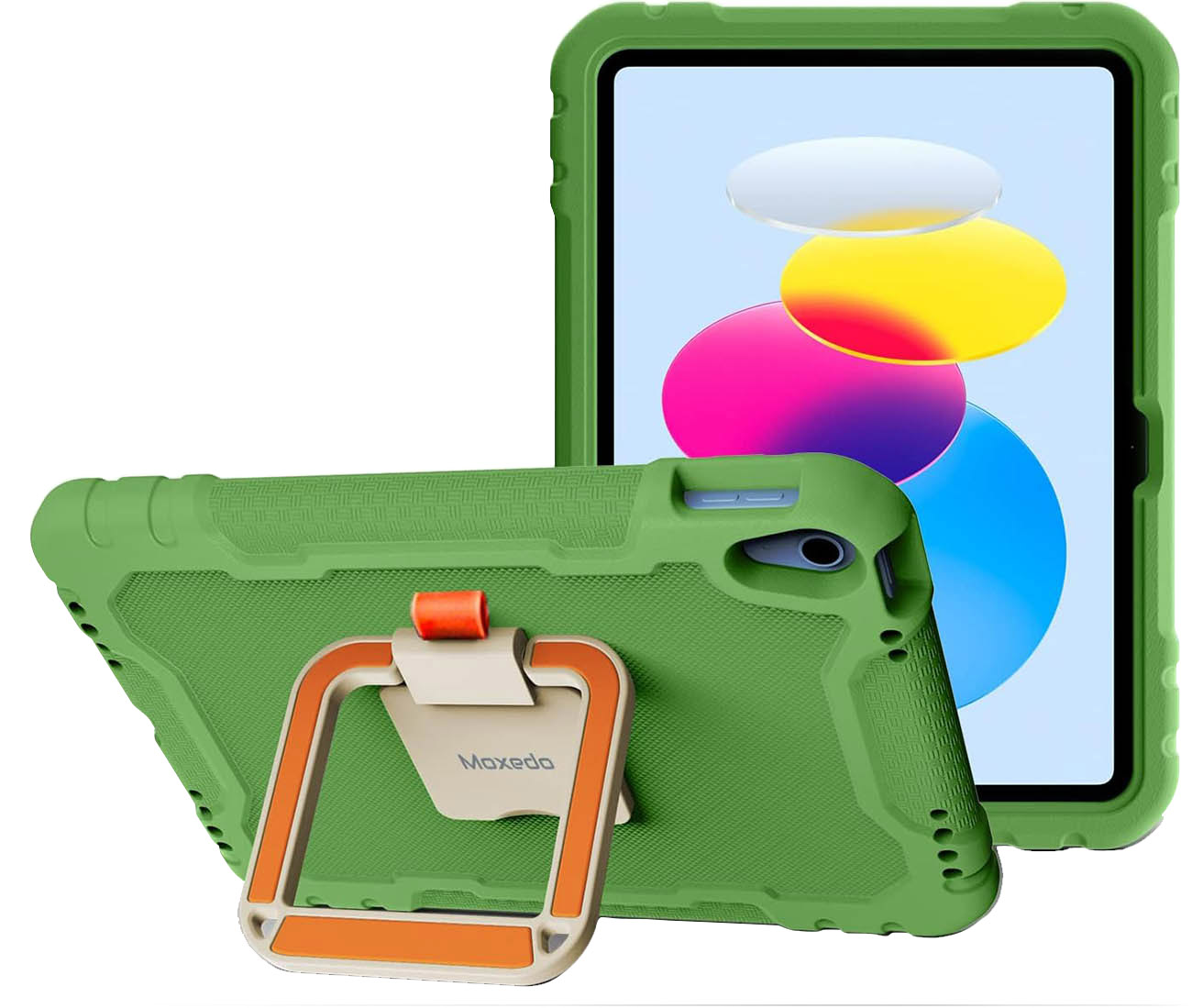 Moxedo iPad 10.9-inch (10th Gen) Kids Case / With Apple Pencil Slot / Built-in Stand / Green