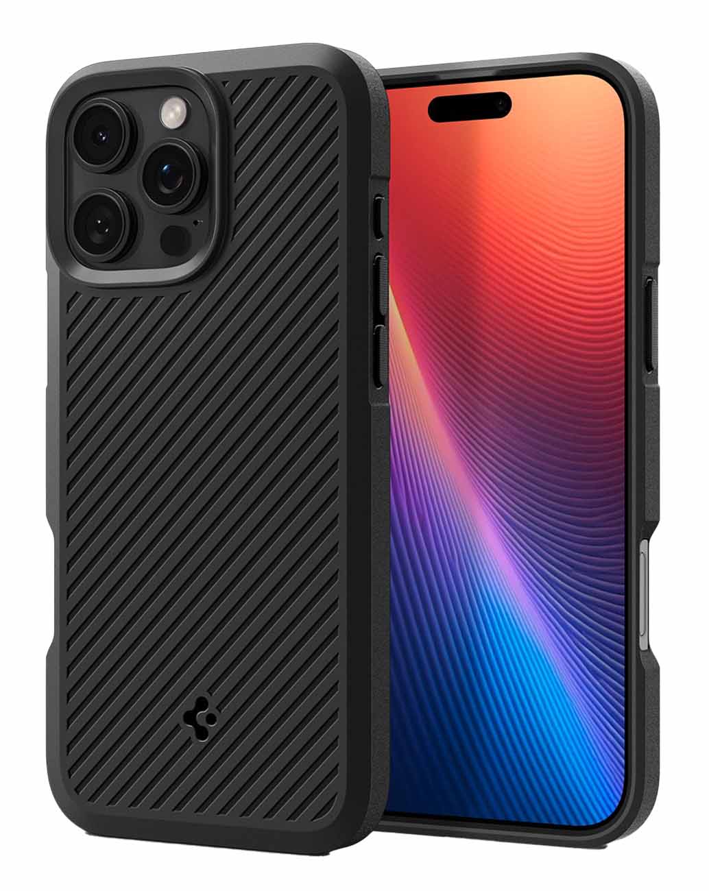Spigen Core Armor Case for iPhone 16 Pro Max / Support MagSafe / Drop-Resistant / Matte Black