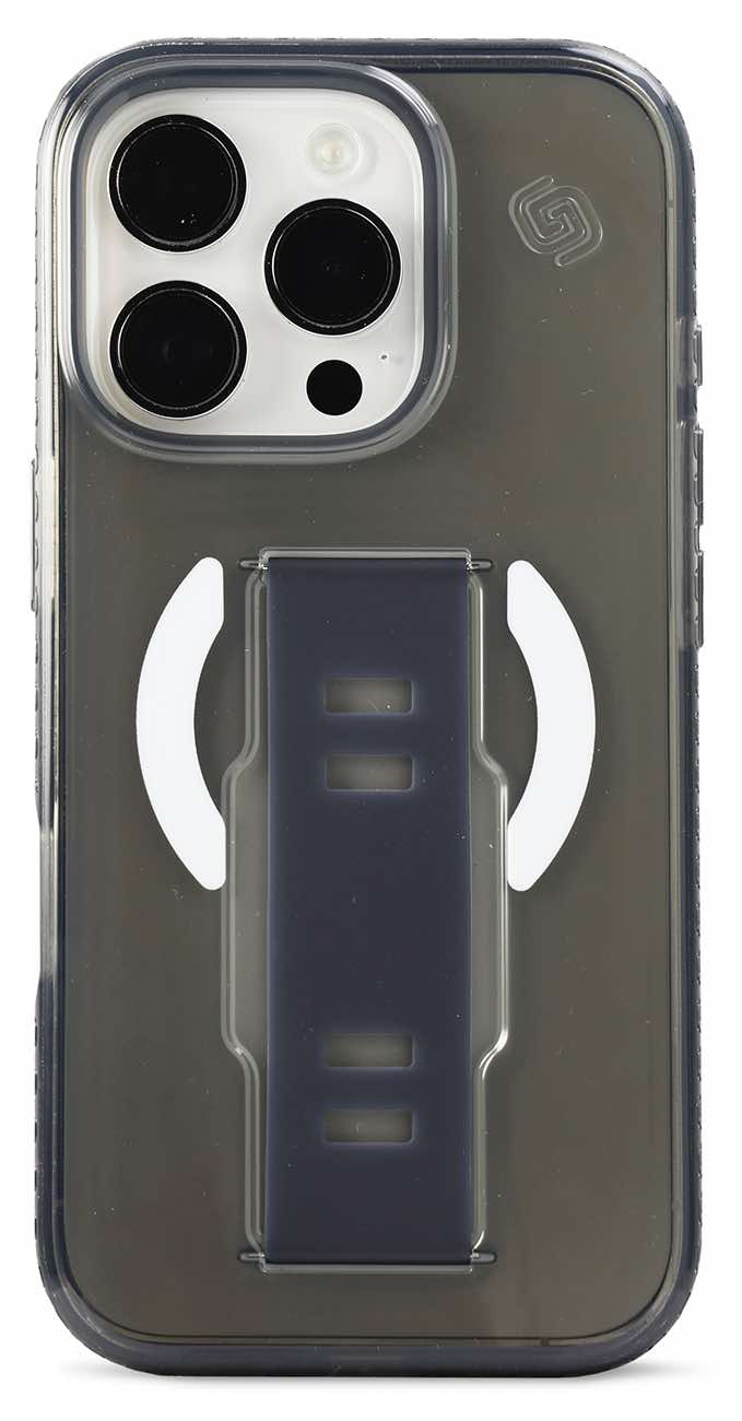 Grip2u Case for iPhone 16 Pro Max / Built-in Grip / Support MagSafe / Slim Edition / Smoky