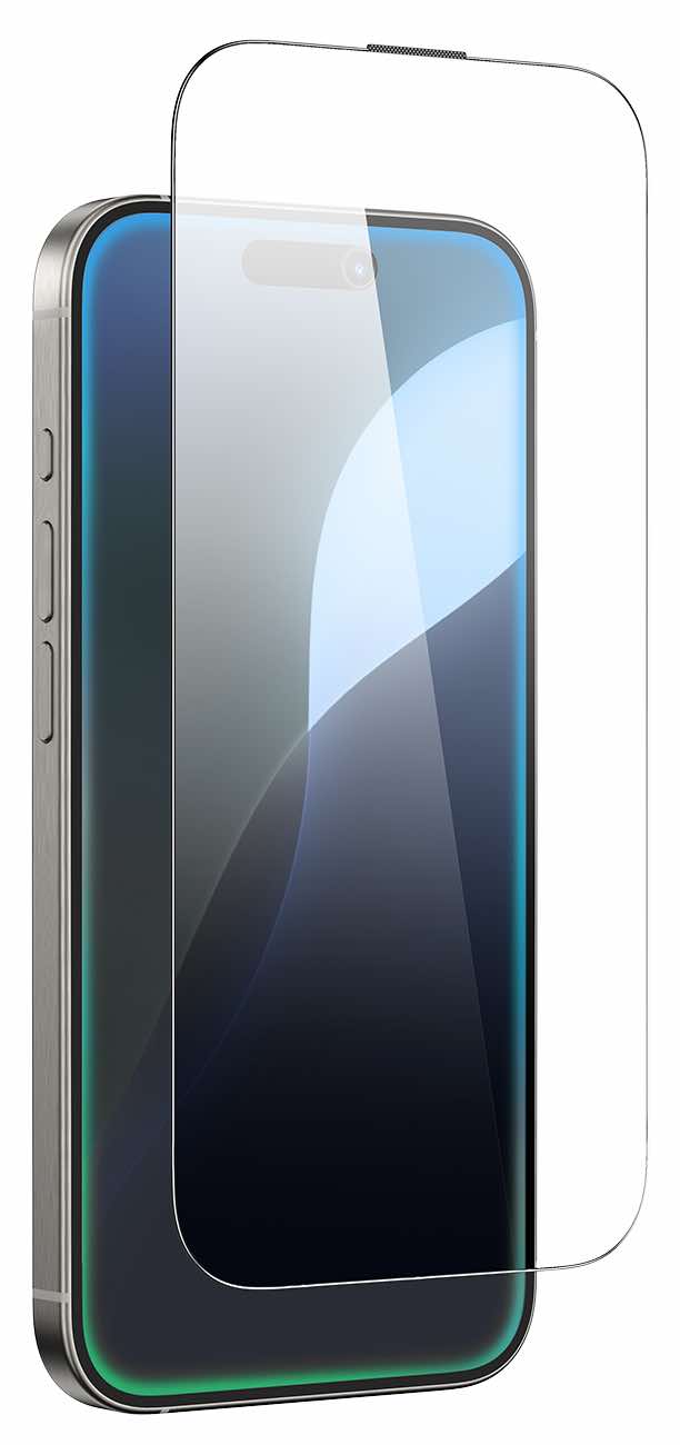 AmazingThing Titan Screen Protector for iPhone 16 Plus / Clear Glass / High Hardness