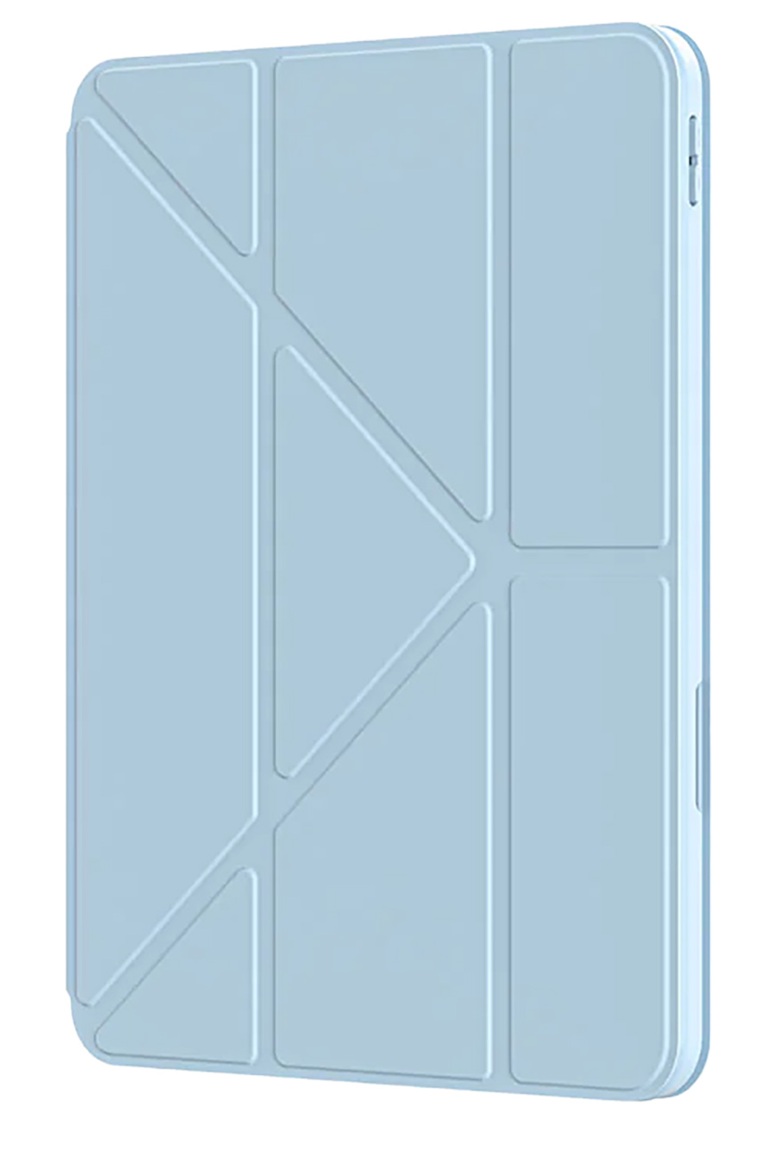 AmazingThing Titan Pro Case for iPad Air 11 inch M3 / Built-in Stand / 720° Rotation / Blue