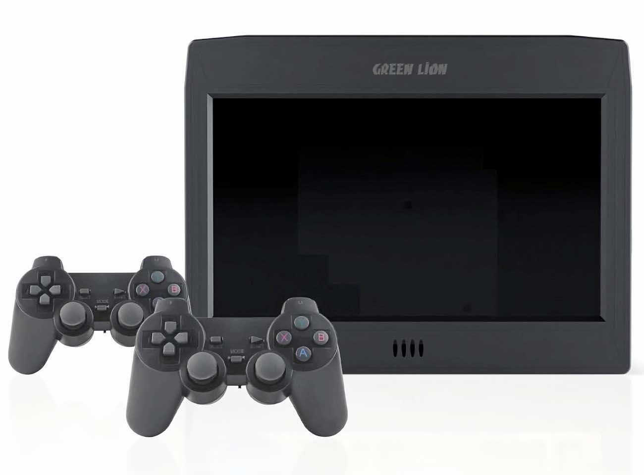 Green Retro Gaming Console / Battery Operated / Includes Over 26000 Built-in Games
