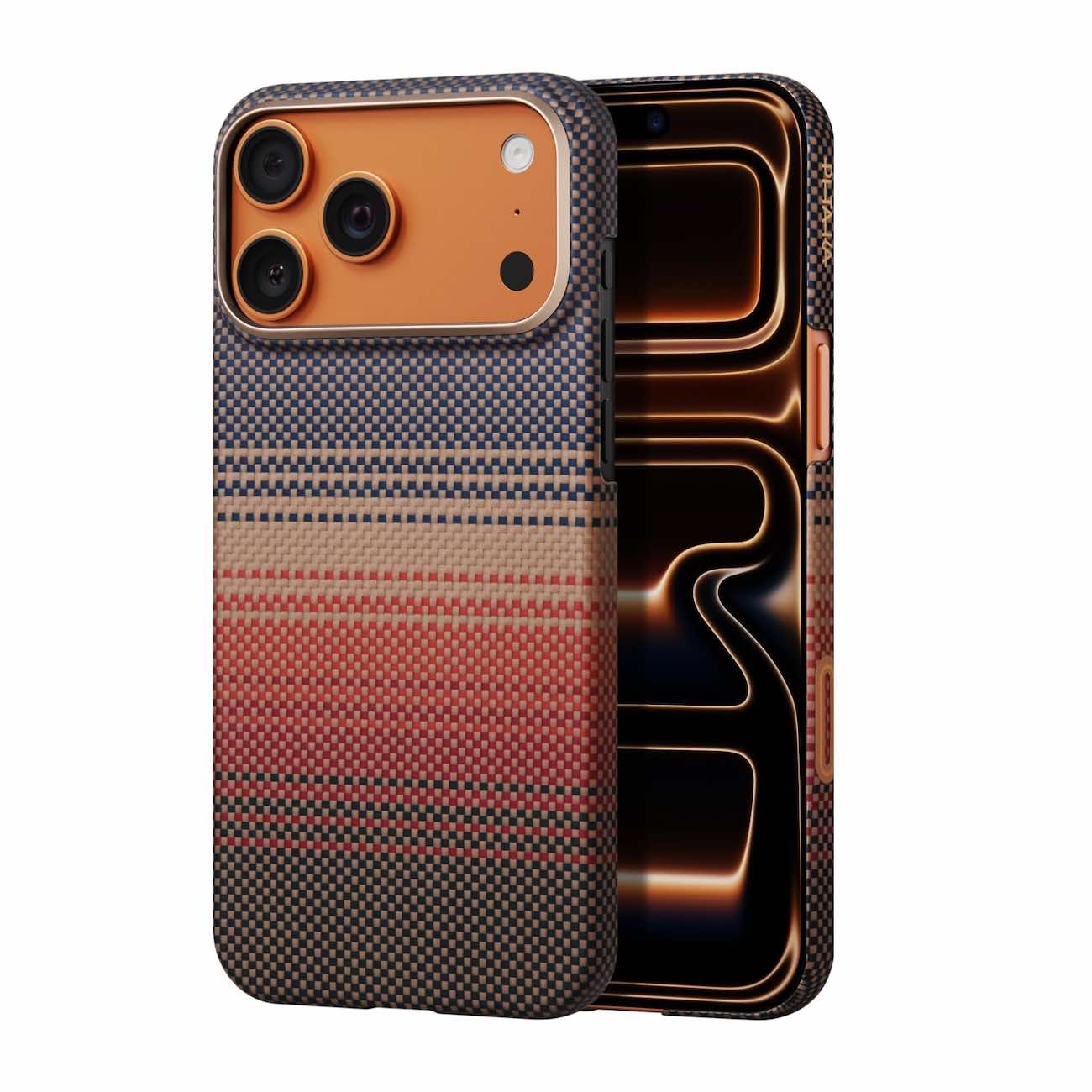 PITAKA Case for iPhone 17 Pro / MagSafe / Slim & Lightweight / Drop-Resistant / Sunset