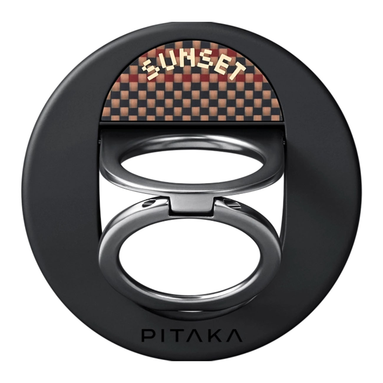 مسكة Grip 3 من PITAKA / تدعم MagSafe / ستاند مدمج / لون Sunset