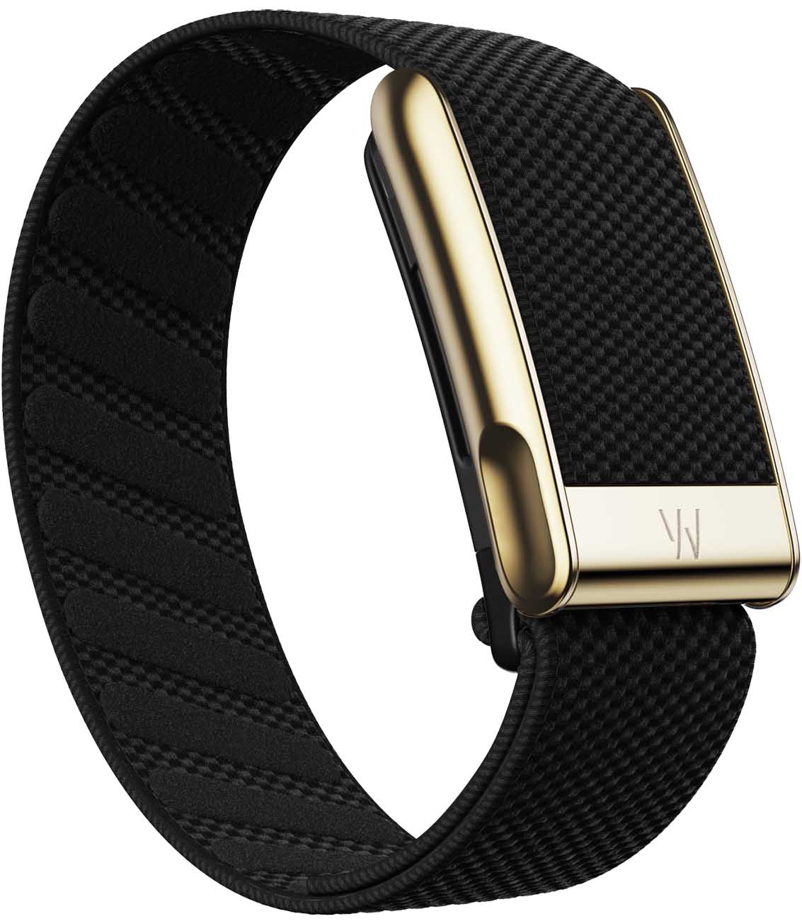 Whoop 5 MG SuperKnit Luxe Band / Obsidian with Gold Frame