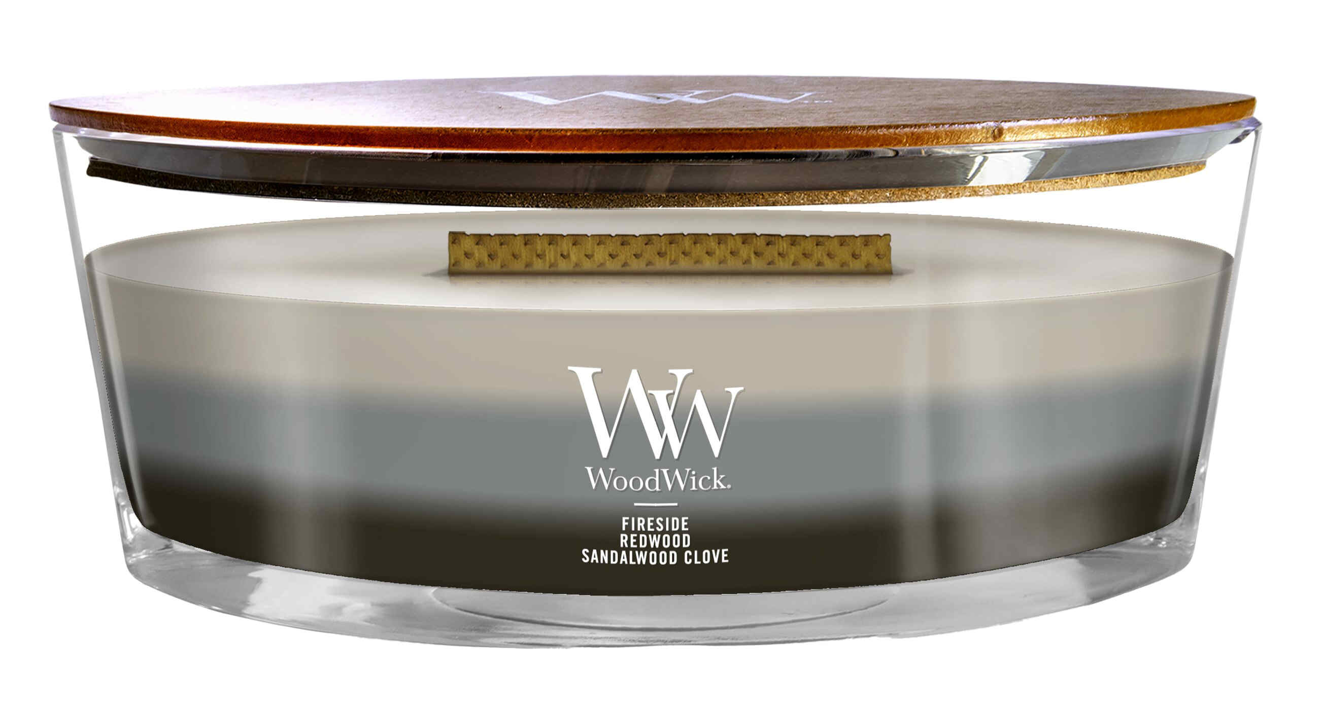 شمعة Woodwick Ellipse المعطرة / Warm Woods