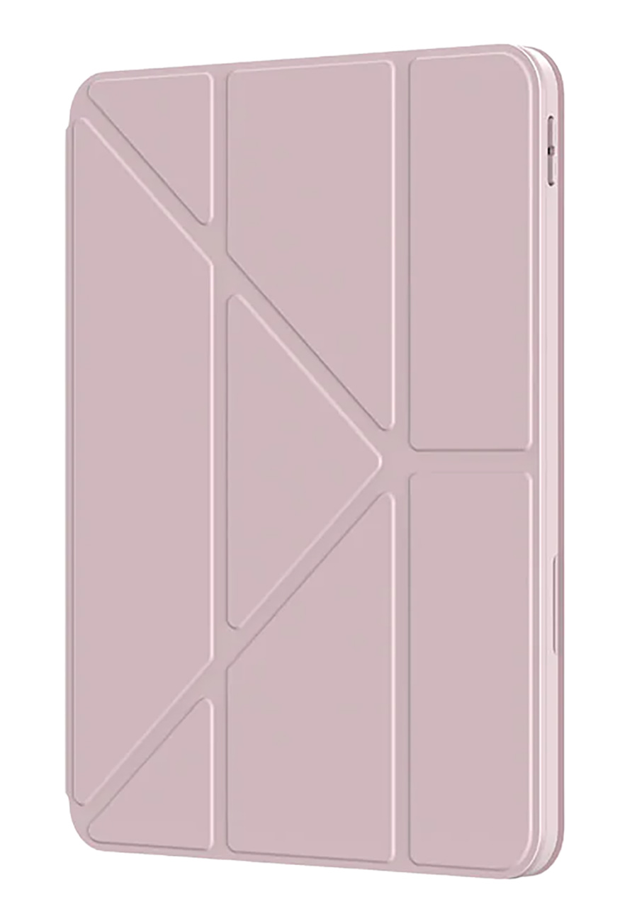 AmazingThing Titan Pro Case for iPad Air 11 inch M3 / Built-in Stand / 720° Rotation / Pink