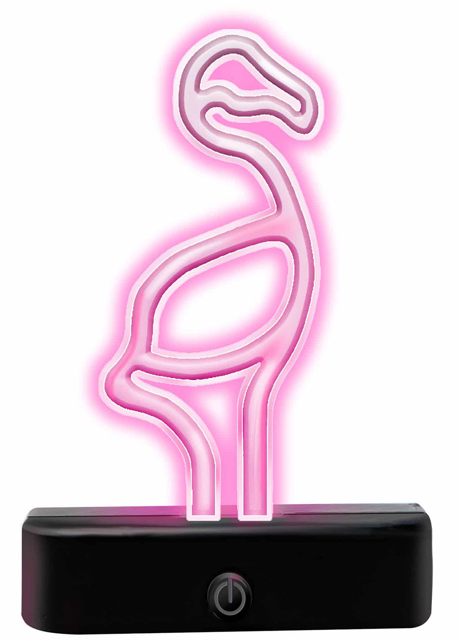 ليت نيون مكتبي من Schylling / صغير الحجم / نوع Flamingo