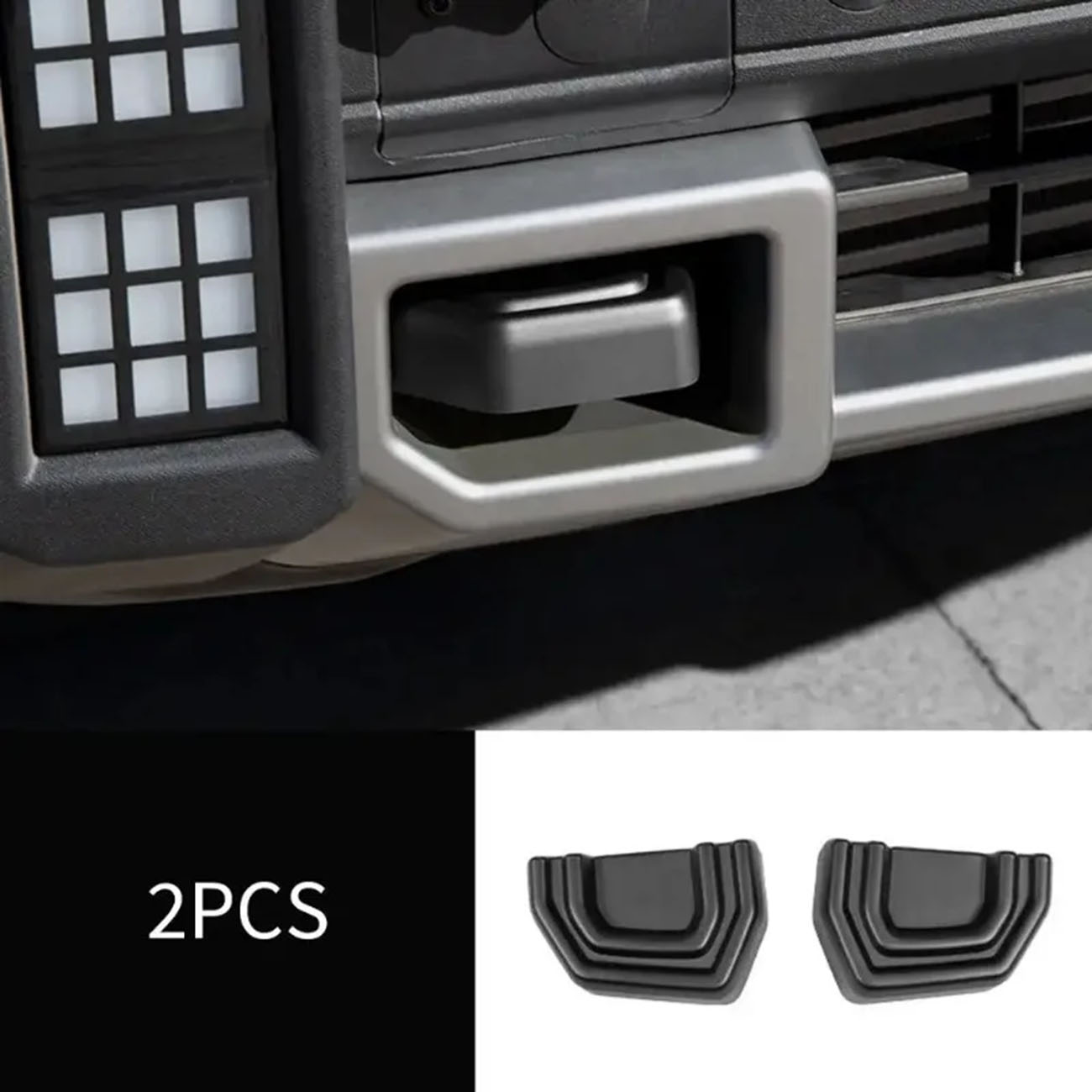 Front Hook Cover for Jetour T2 / Easy to Install / 2 Pieces