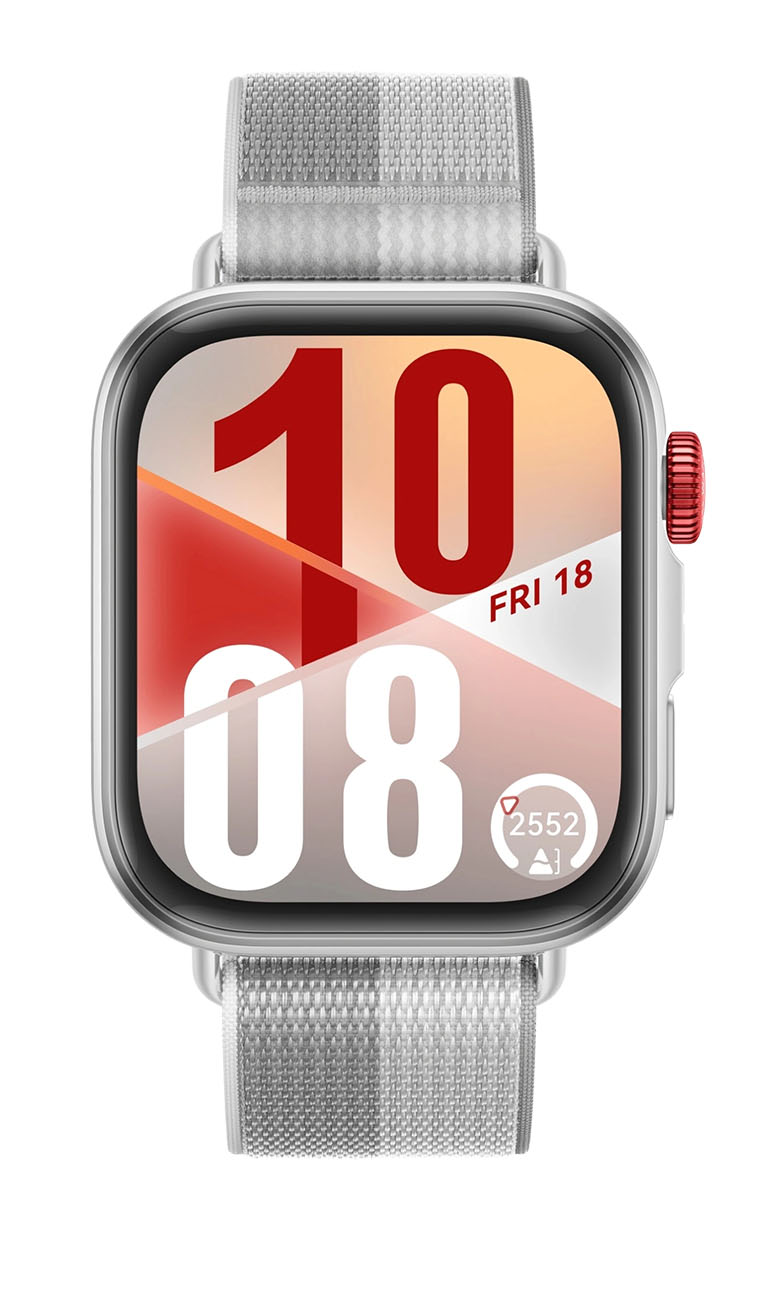 Huawei Fit 4 Smartwatch / Supports iPhone & Android / Water-Resistant / With Grey Strap