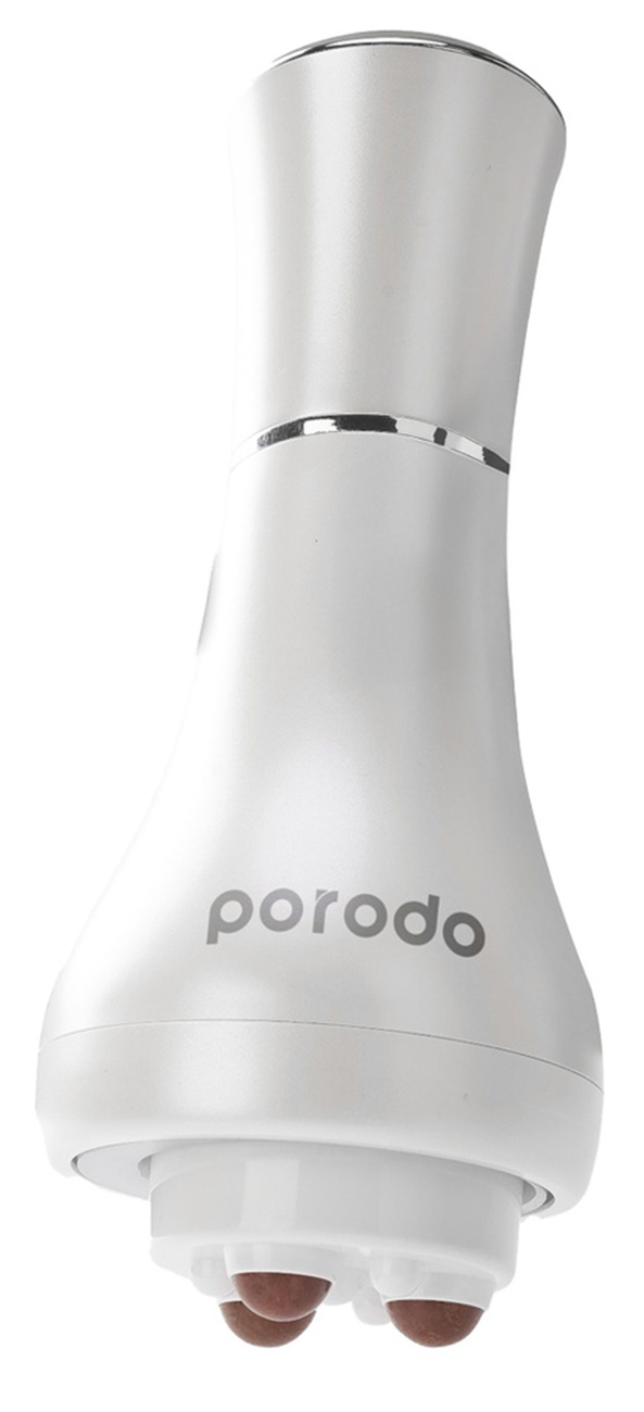 Porodo Portable Massage Device / Features Natural Stone & Heat Therapy / Battery-Powered