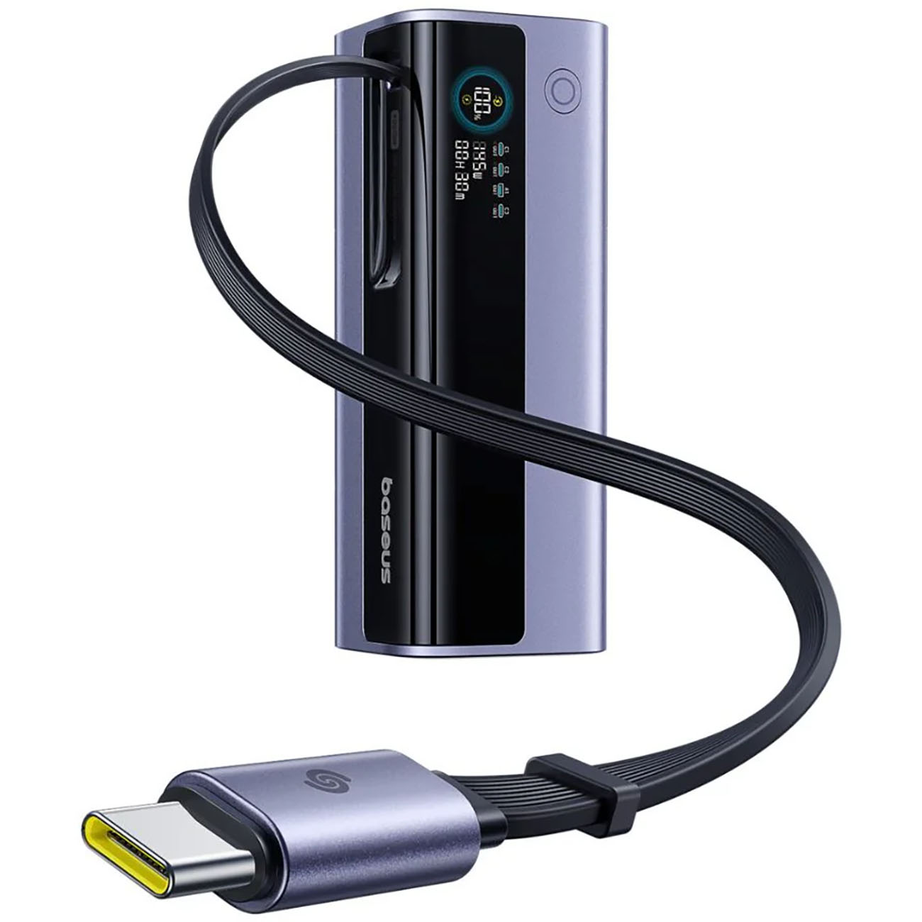 Baseus EnerGeek GR11 Power Bank / 2 Type-C + USB Ports / 20,000mAh / Built-in Type-C Cable
