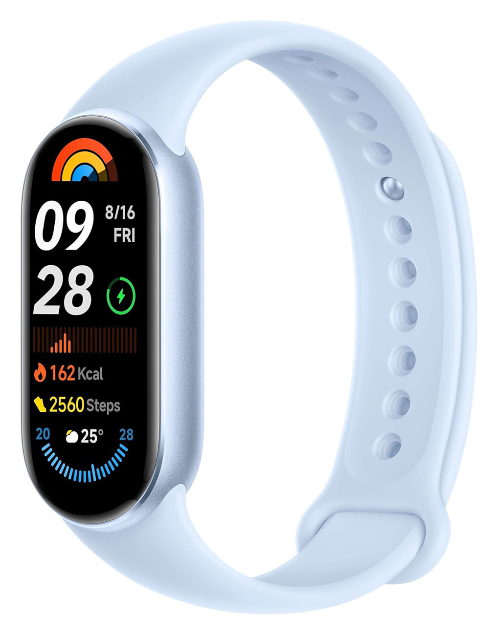 Xiaomi Smart Fitness Band 9 / Supports 150 Sports / Larger Battery / Waterproof / Arctic Blue