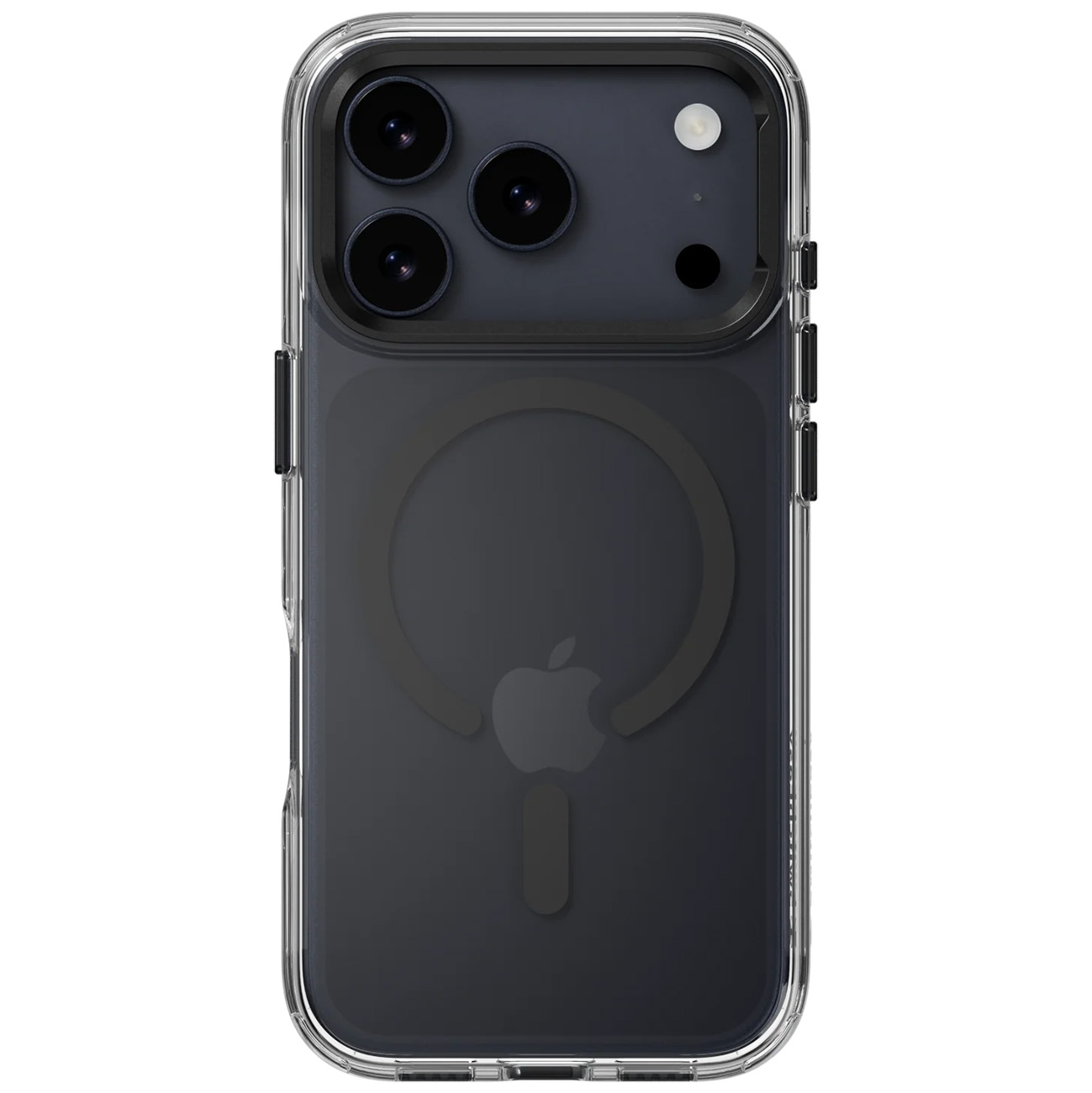 SwitchEasy Case for iPhone 17 Pro / Built-in Stand / MagSafe / Drop-Resistant / Clear & Black