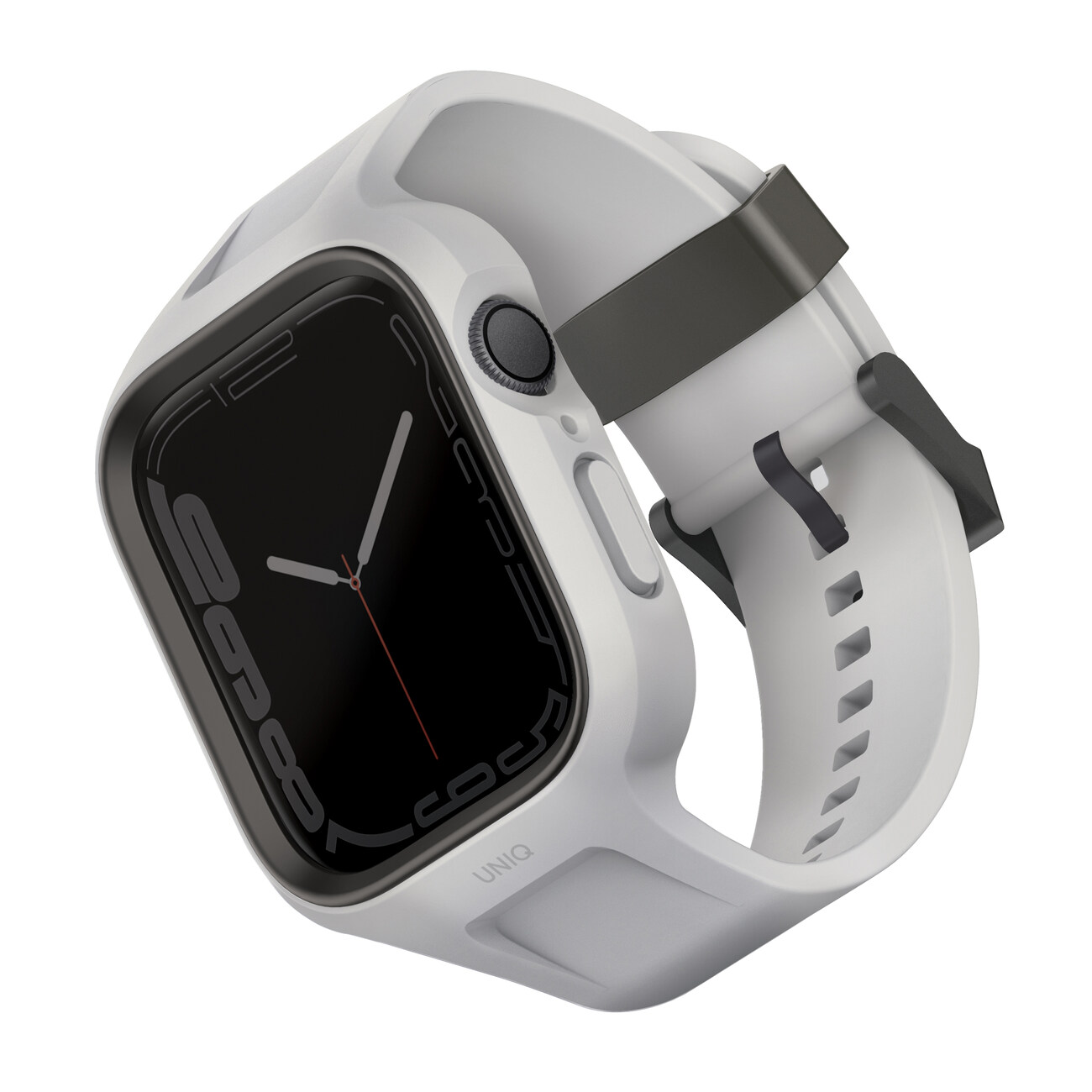 UNIQ Monos 2 in 1 Apple Watch Strap & Case / 44 & 45 Size / Chalk Grey