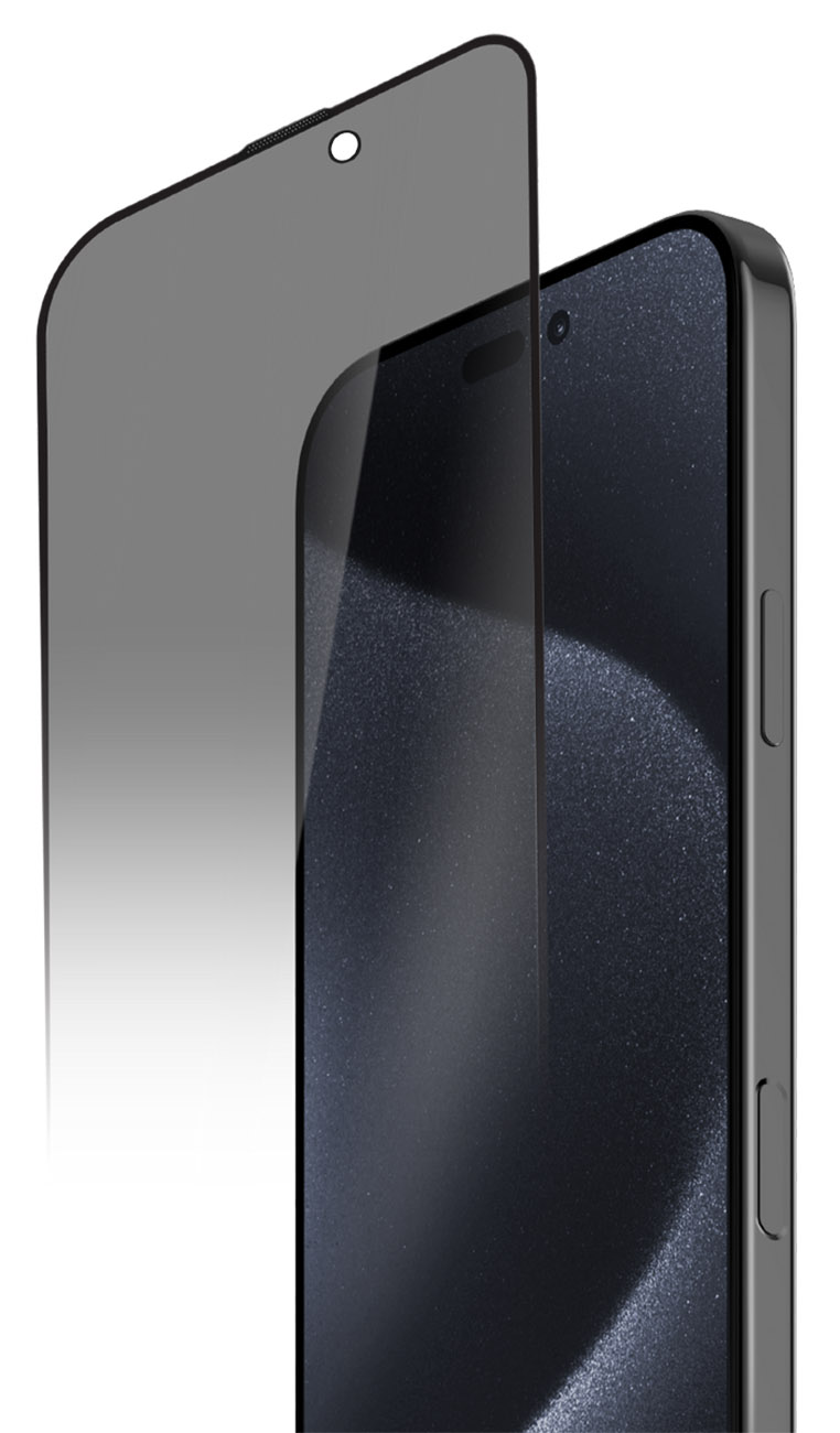 Momax Screen Protector for iPhone 16 Plus / Slim Design / 9H Hardness / Privacy Glass