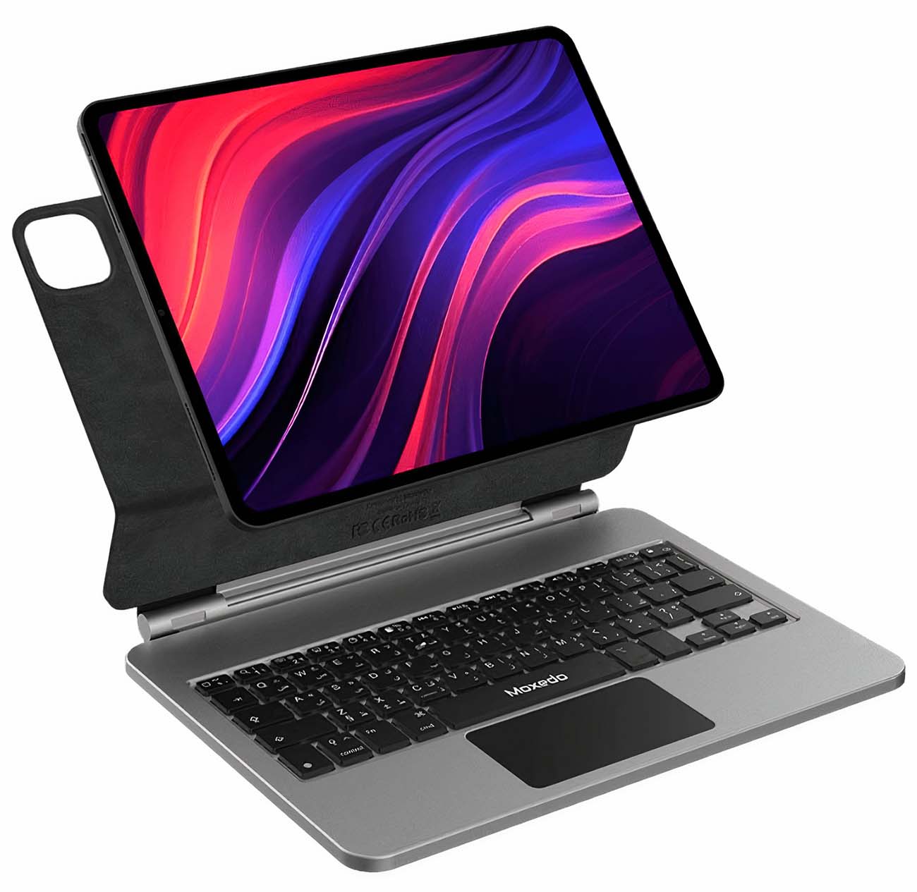 Moxedo Wireless Keyboard for iPad Pro 11 inch 2024 / Built-in Backlight / Arabic & English