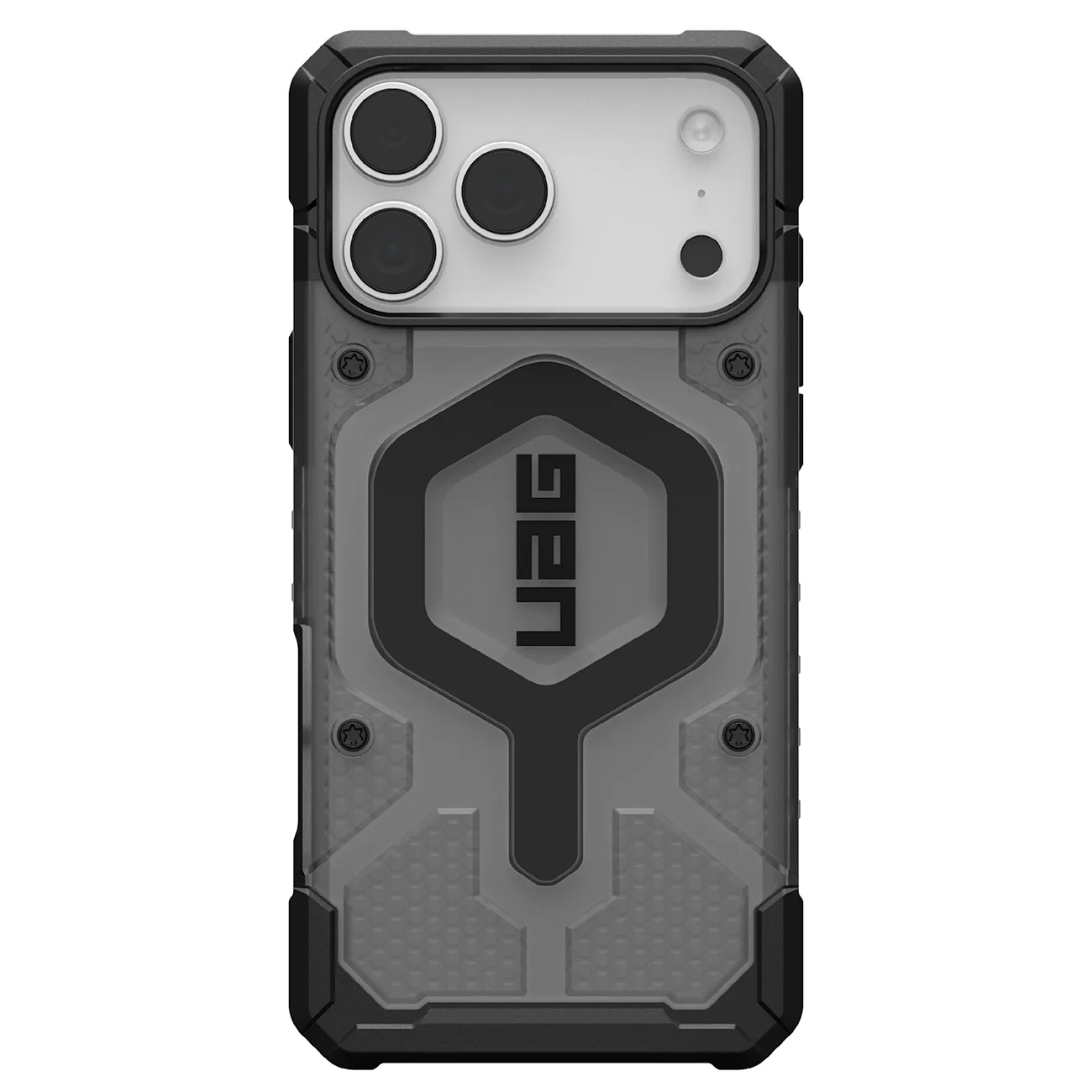 كفر UAG Pathfinder لايفون 17 برو ماكس / يدعم MagSafe / ضد الطيحات / اسود و Ash