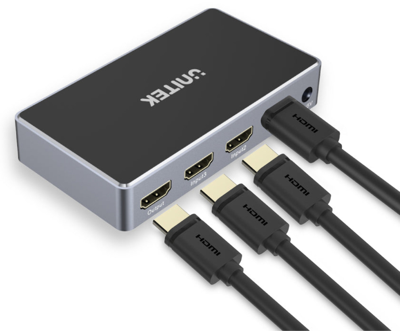 Unitek HDMI Splitter: Converts One HDMI Input to Three Outputs / Supports 4K Resolution