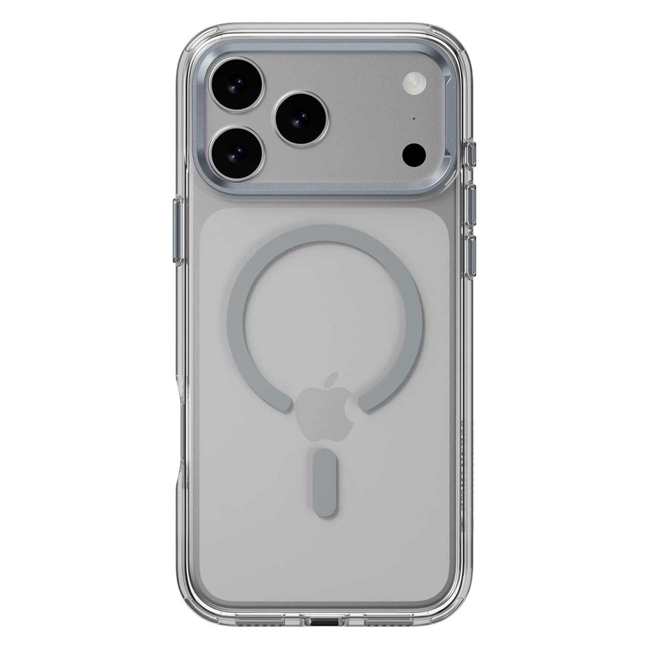 SwitchEasy Case for iPhone 17 Pro / Built-in Stand / MagSafe / Drop-Resistant / Clear & Grey