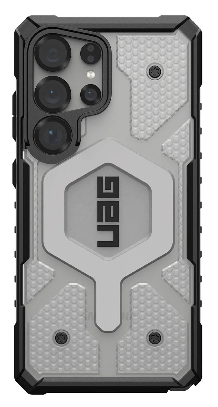 كفر UAG Pathfinder لجلكسي S25 الترا / يدعم MagSafe / ضد الطيحات / لون Ice & Silver