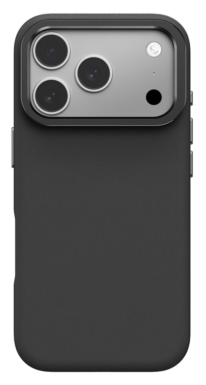 AmazingThing Glamour AllSkin Case for iPhone 17 Pro / Built-in Stand / Premium Leather / Black