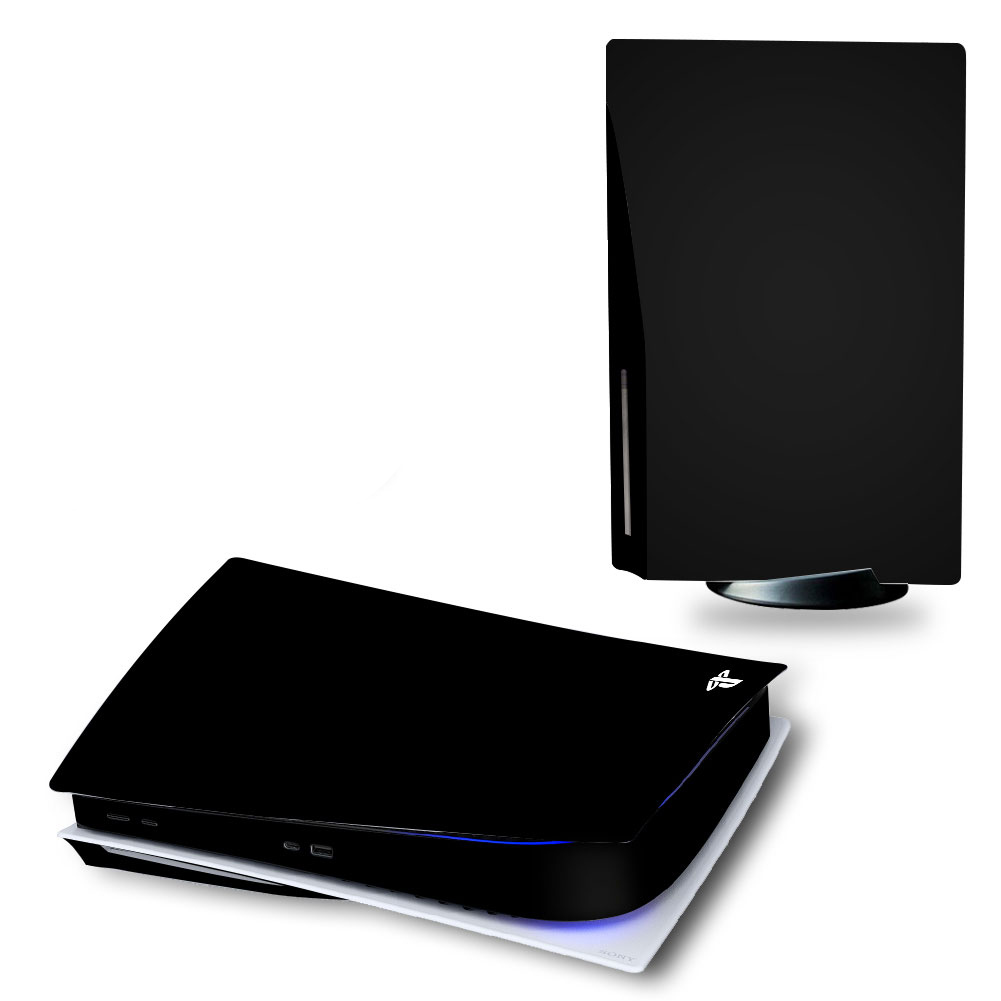 ملصق لتغيير لون البليستيشن 5 / PS5 / اسود / يشمل التركيب