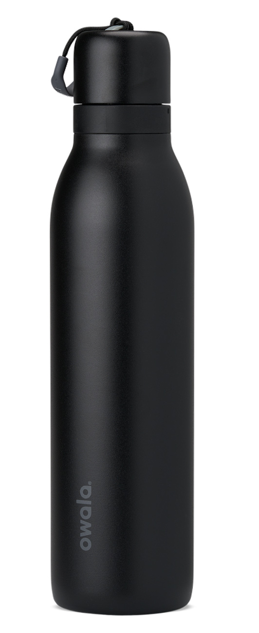 مطارة Owala FreeSip Twist / سعة 24oz / تحافظ على البرودة لمدة 24 ساعة / لون Very Very Dark