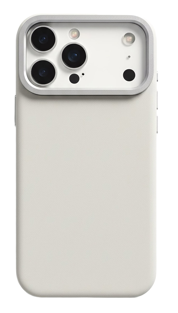 AmazingThing Glamour AllSkin Case for iPhone 17 Pro Max / Built-in Stand / Premium Leather / Grey