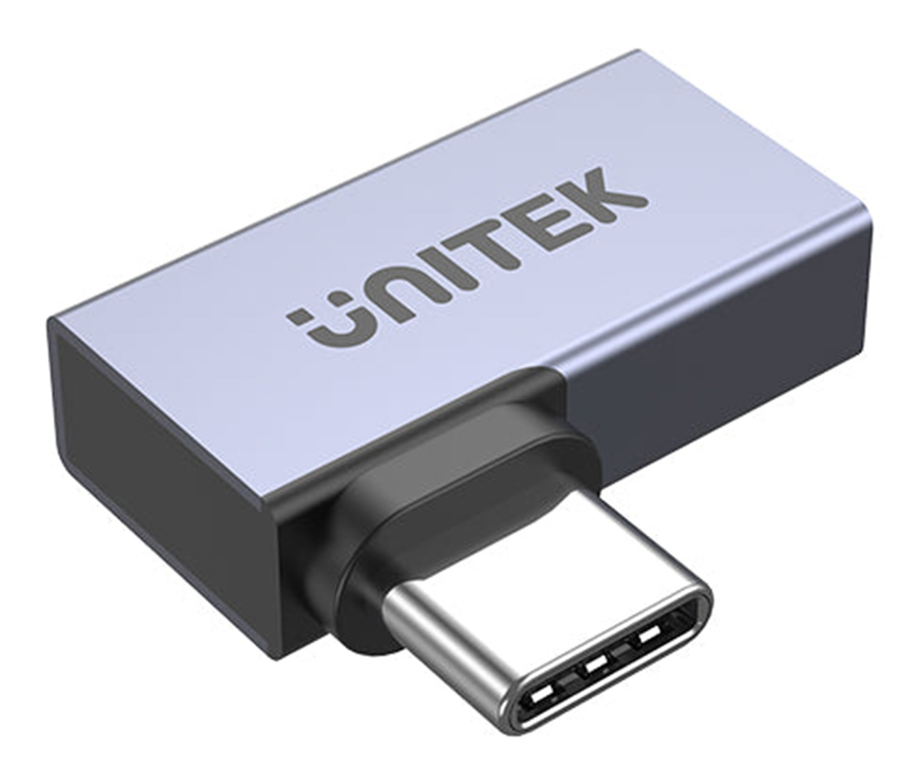 Unitek Type-C to Type-C Adapter / 90-Degree Angle / Supports 8K Resolution