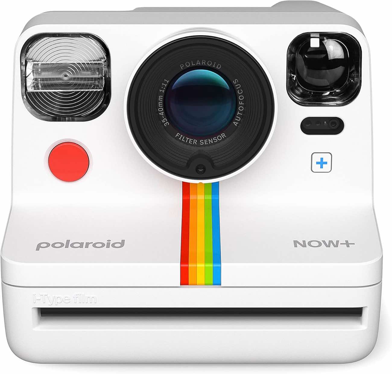 كاميرا Polaroid Now بلس الفورية الجيل الثاني / تحكم من الجوال / تعمل بالبطارية / ابيض