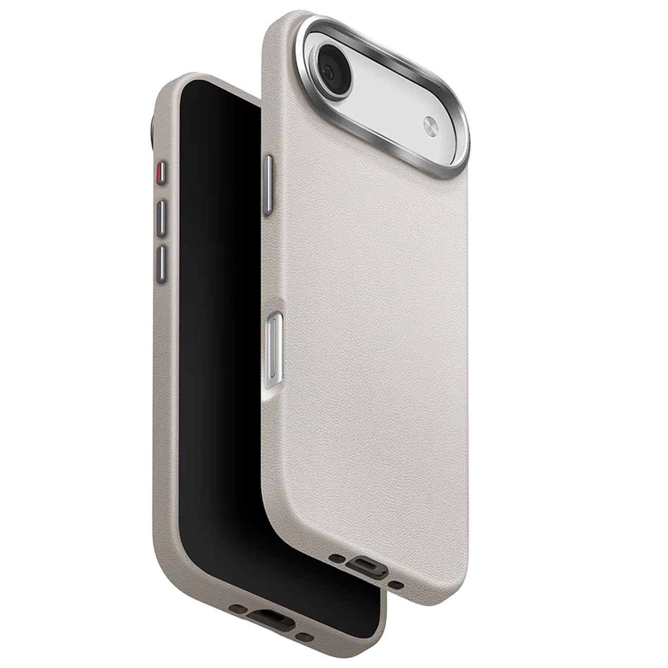 UNIQ Lyden Case for iPhone 17 Air / MagSafe / Drop Protection / Vegan Leather / Clay