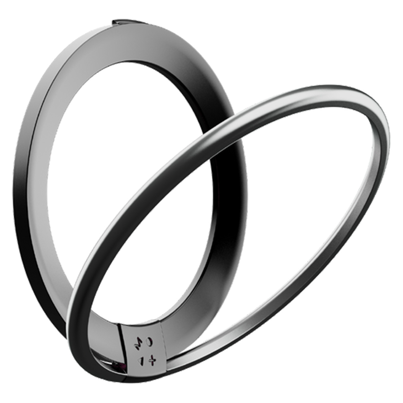 مسكة و ستاند Momax Hoop المغناطيسية / تدعم MagSafe / اسود