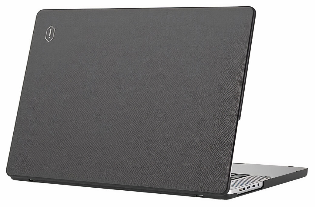 WiWU Leather Case for MacBook Pro 16.2 inches / Drop Resistant / Black