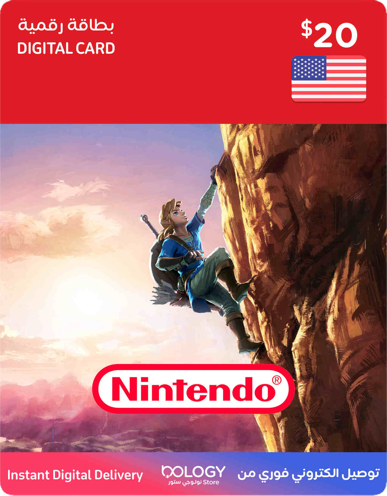 Nintendo eShop / 20 USD / Digital Card