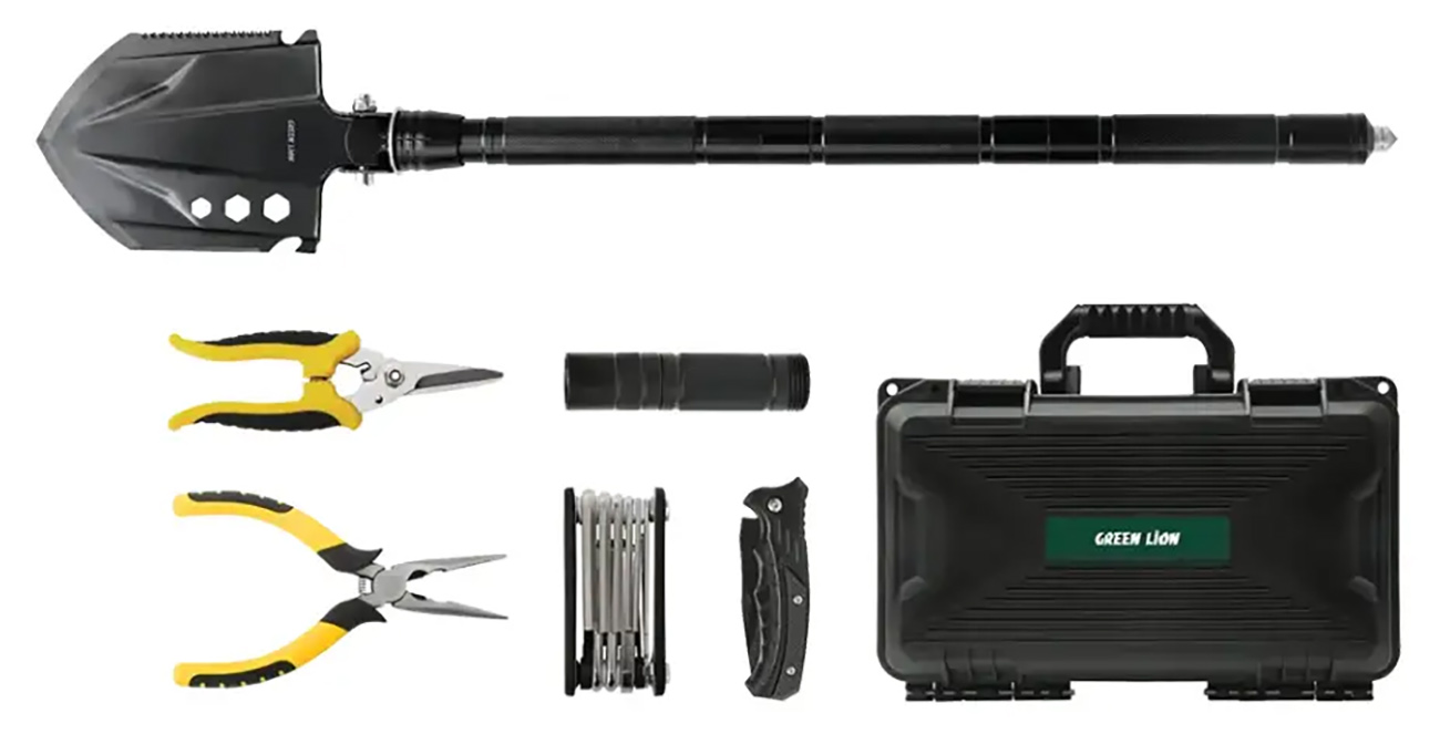 Green Screwdriver Tool Kit / Practical & Portable / Ideal for Camping & Emergencies